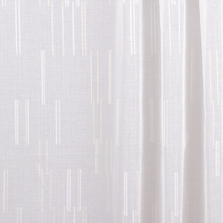 Funny Thing Bisque by Carole Fabric Sheer Movement 100% Polyester Turkey  15" V, 12 1/2" H 118"  - Fabric Carolina -