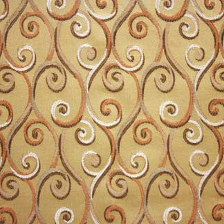 Momentous Ginger by Carole Fabric Archway 100% Polyester China Passes 50,000 Double Rubs Wyzenbeek </p><p>Repeat: 4-3/4"V, 5"H 58" - Fabric Carolina -