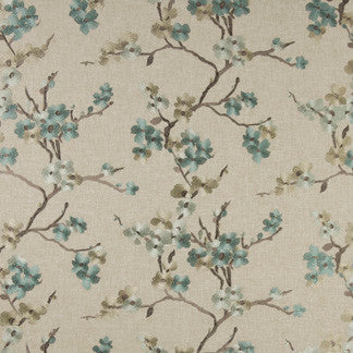 Abiding Love Lagoon by Carole Fabric Wanderlust 73% Polyester, 27% Cotton India Passes 15,000 Double Rubs Wyzenbeek Horizontal: 25 1/4" and Vertical: 18 5/8" 51" - Fabric Carolina -