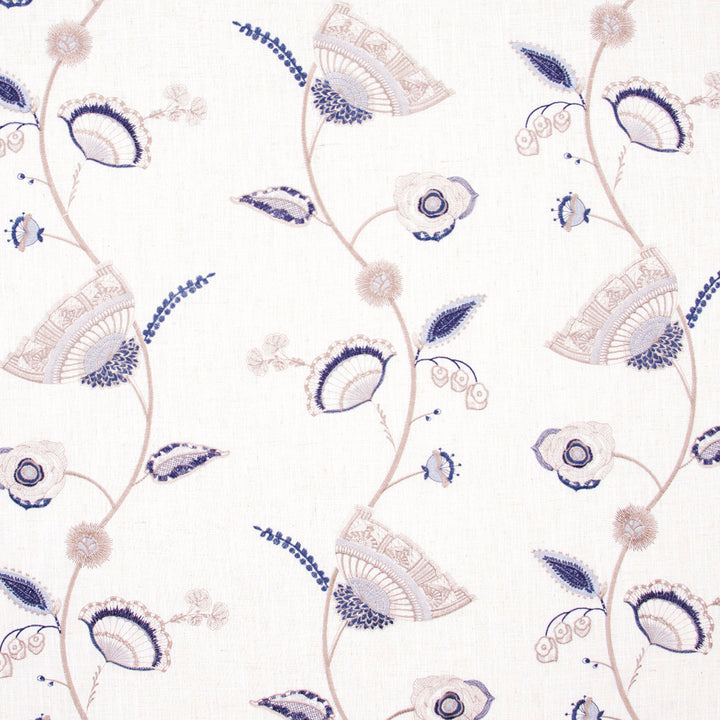 Hidden Gems Ocean by Carole Fabric Bluebird 60% Polyester, 30% Viscose, 10% Cotton China N/A Horizontal: 13 and Vertical: 11.75 52 - Fabric Carolina -