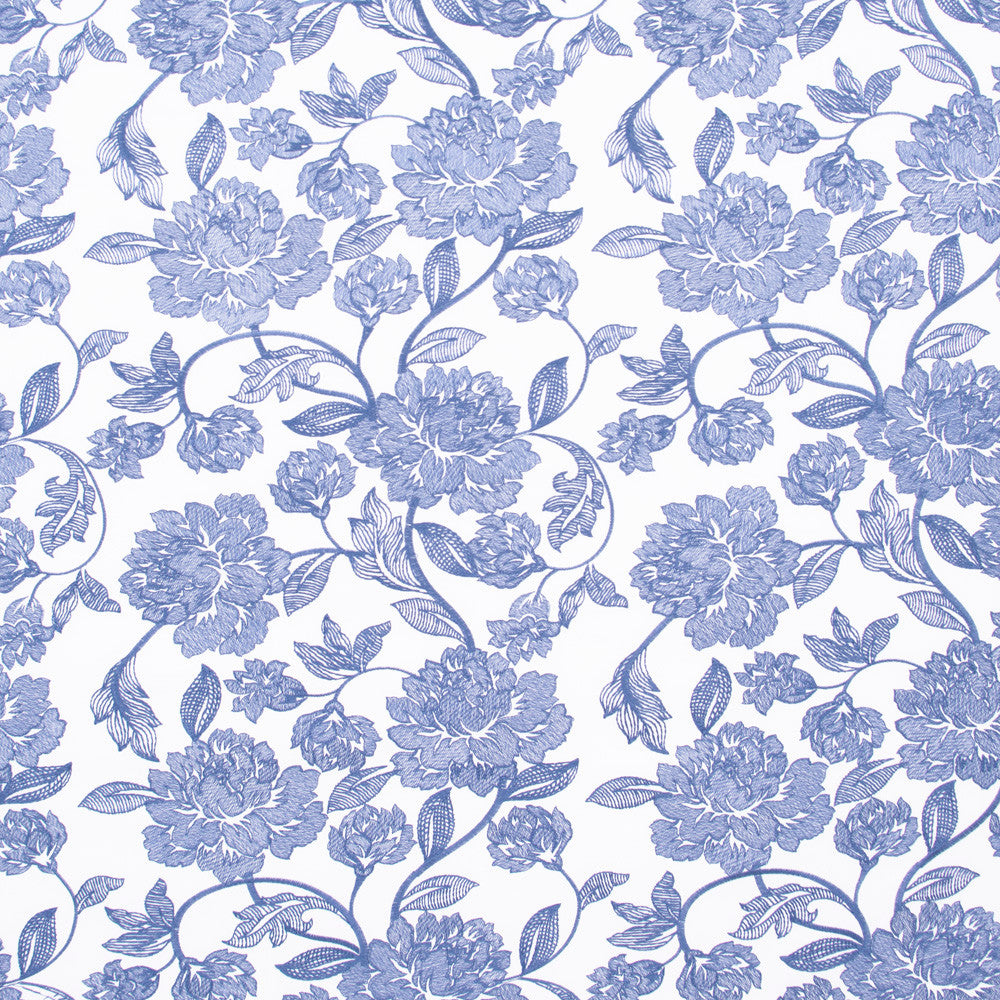 Easy Summer Navy by Carole Fabric Bluebird 100% Polyester India N/A Horizontal: 17 and Vertical: 18.5 51.5 - Fabric Carolina -
