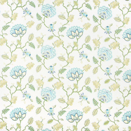 Sweeter Dreams Isle Waters by Carole Fabric Haven 52% Polyester, 48% Cotton India  12 1/2" V, 17" H 51"  - Fabric Carolina -