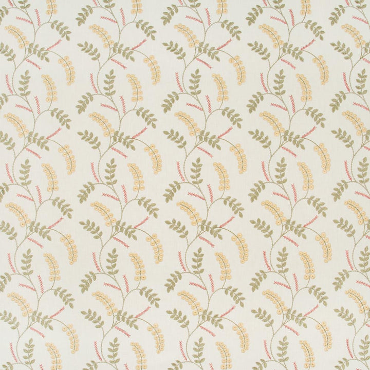 Promises Promises Meadow by Carole Fabric Coconut Cream 52% Cotton, 48% Polyester India Passes 30,000 Double Rubs Wyzenbeek Horizontal: 8625 and Vertical: 9125 52 - Fabric Carolina -