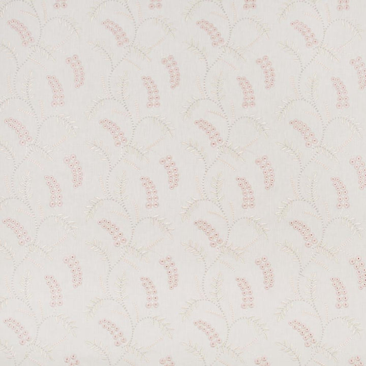 Promises Promises Wisteria by Carole Designer Fabric Coconut Cream 52% Cotton, 48% Polyester India Passes 30,000 Double Rubs Wyzenbeek Horizontal: 8625 and Vertical: 9125 52 - Swanky Fabrics -