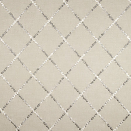 Just Dance Nickel by Carole Designer Fabric From The Heart 54% Cotton, 46% Polyester India 7 5/8" V, 6 7/8" H 55" - Swanky Fabrics -