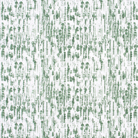 Ink Spots Kelly by Carole Fabric Lemongrass 100% Cotton Turkey Passes 27,000 Double Rubs Wyzenbeek Horizontal: 13 1/2" and Vertical: 12 1/2" V 54" - Fabric Carolina -