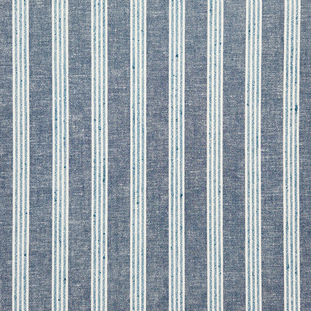 Main Road Indigo by Carole Fabric In The Details 57% Polyester, 43% Cotton India  1 3/4" H 54"  - Fabric Carolina -