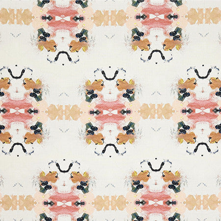 Just Friends Salmon by Carole Fabric Dawn & Dusk 100% Cotton India 10,000 WYZENBEEK DOUBLE RUBS 27" V, 6 1/4" H HD 54"  - Fabric Carolina -