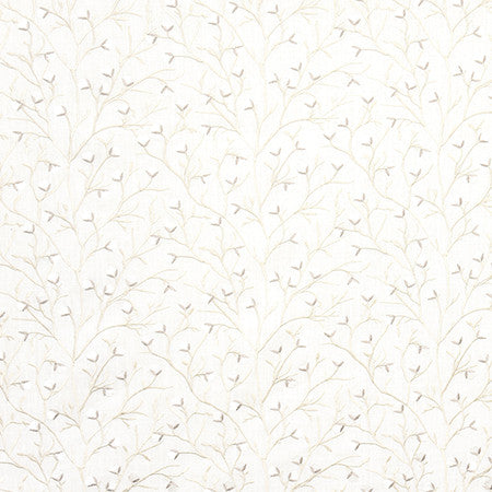 Never Regret Snow by Carole Fabric Moonstone 60% Cotton, 30% Polyester, 10% Linen India N/A 9 1/4" V, 8 1/2" H 51.5"  - Fabric Carolina -