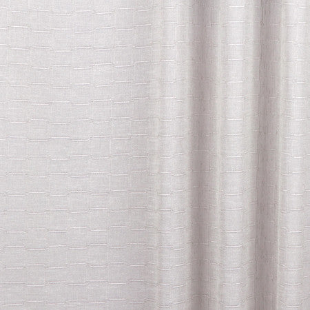 Check This Out Alloy by Carole Designer Fabric Sheer Movement 100% Polyester Turkey 1 7/8" V, 2" H 125" - Swanky Fabrics -