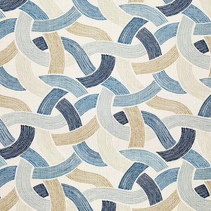 Through The Bends Ocean by Carole Fabric
