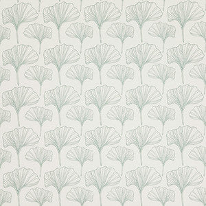 Ginkgo Sketches Mist by Carole Fabric