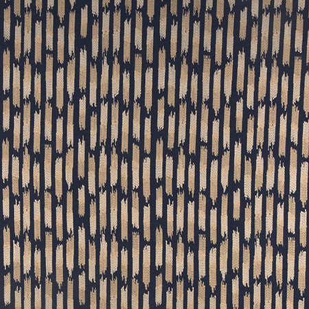 Intertwined Navy by Carole Fabric From The Heart 65% Cotton, 35% Rayon India N/A </p><p>Repeat: 7 1/4" V, 13 1/4" H 52" - Fabric Carolina -