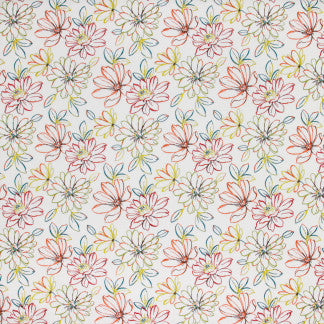 Love Me Now Garden by Carole Fabric Golden Sunrise 100% Cotton India N/A Horizontal: 16 1/2" and Vertical: 15 1/2" V 50" - Fabric Carolina -