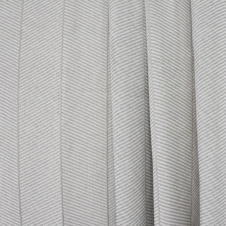 Near Miss Smoke by Carole Designer Fabric Sheer Luxury 100% Polyester TURKEY 6 3/4" V, 2 1/4" H 118" - Swanky Fabrics -