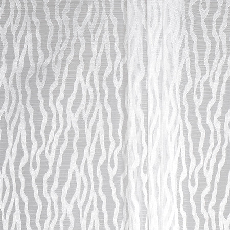 Jet Stream Villa by Carole Designer Fabric Sheer Impressions 100% Polyester N/A 7 1/2" V, 6 3/4" H 127" - Swanky Fabrics -