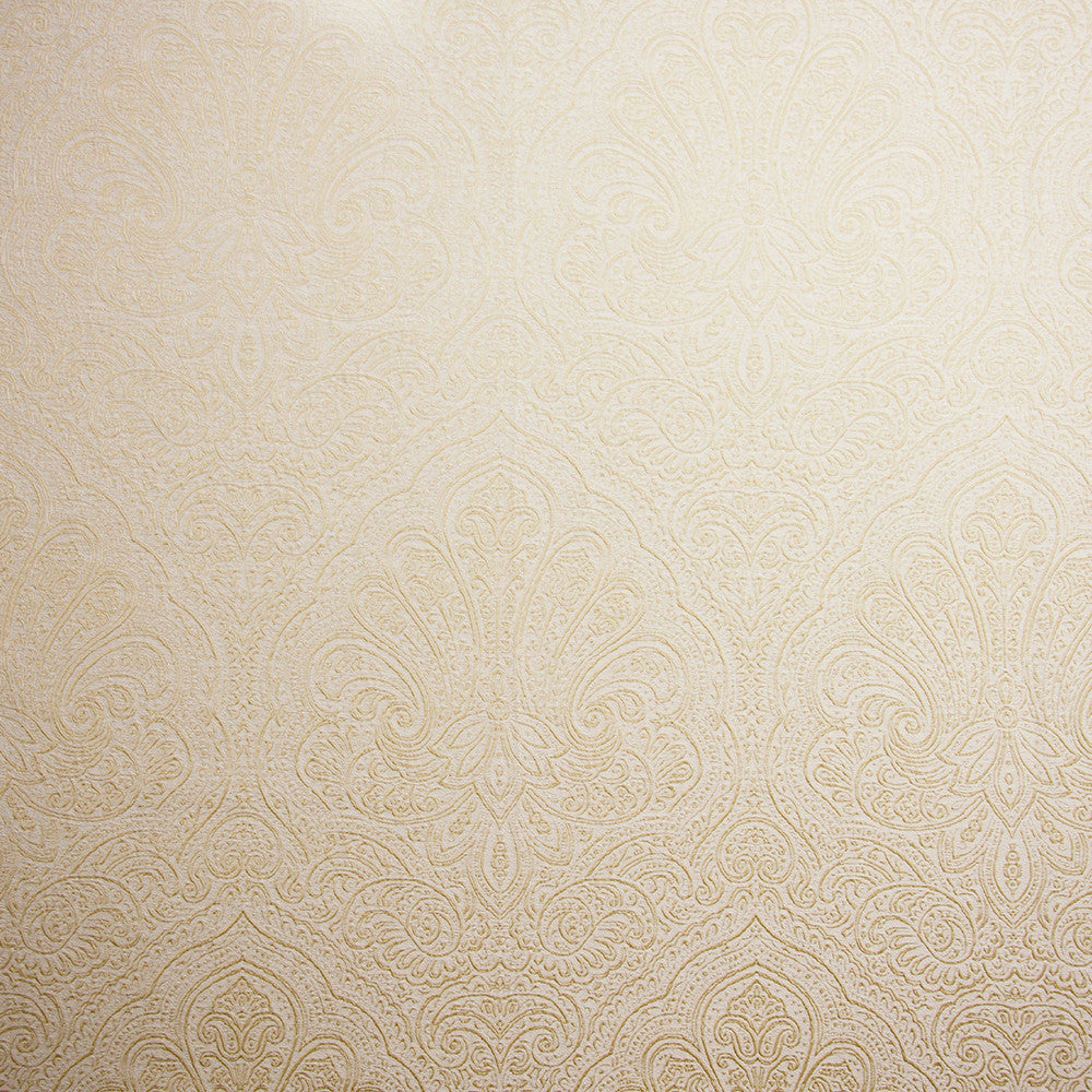 Hidden Crest Cream by Carole Fabric Pink Jade 65% Polyester, 35% Cotton India N/A Horizontal: 13.125 and Vertical: 26.5 54 - Fabric Carolina -