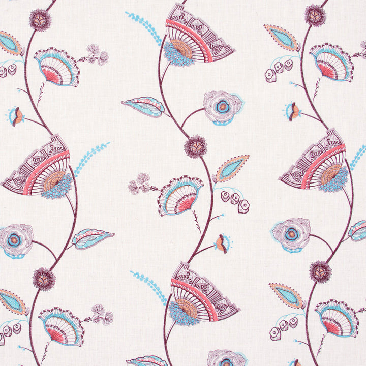 Hidden Gems Teal by Carole Fabric Azalea 60% Polyester, 30% Viscose, 10% Cotton China N/A Horizontal: 13 and Vertical: 11.75 52 - Fabric Carolina -