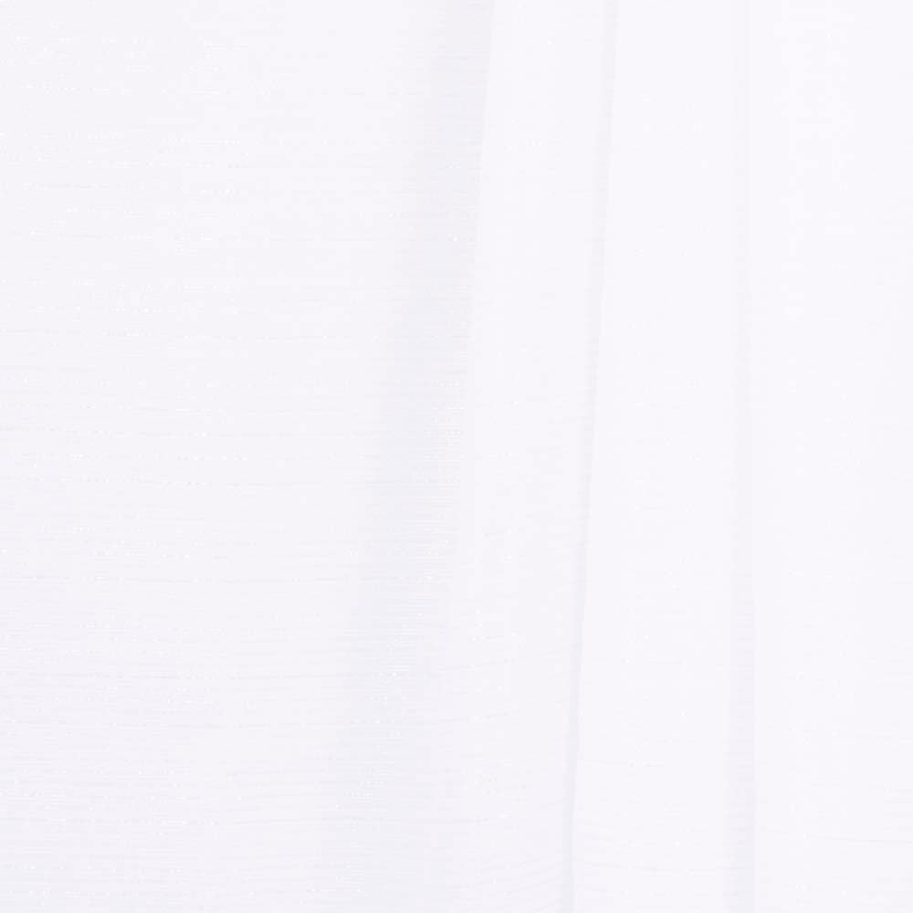 Glitter Arctic by Carole Designer Fabric Sheer Intrigue 100% Polyester Turkey N/A Horizontal: 0 and Vertical: 0.25 59 - Swanky Fabrics -