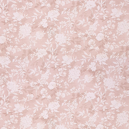 Calming Breath Bella Pink by Carole Fabric Dawn & Dusk 75% Cotton, 25% Linen-Soil Repellent Pakistan  25" V, 13 1/4" H HD 54"  - Fabric Carolina -