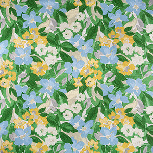 Grand Scheme Bluebell by Carole Fabric