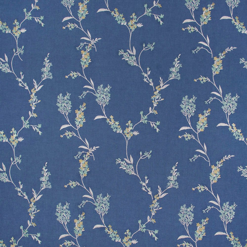 Think Of Me Denim by Carole Fabric Blue Forest 50% Polyester, 50% Cotton India N/A Horizontal: 16375 and Vertical: 15375 5075 - Fabric Carolina -