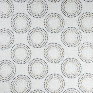 Fireballs Sand by Carole Designer Fabric Evolution 55% Linen, 45% Rayon China Passes 30,000 Double Rubs Wyzenbeek Horizontal: 8 1/4" and Vertical: 7 3/4" 52" - Swanky Fabrics -