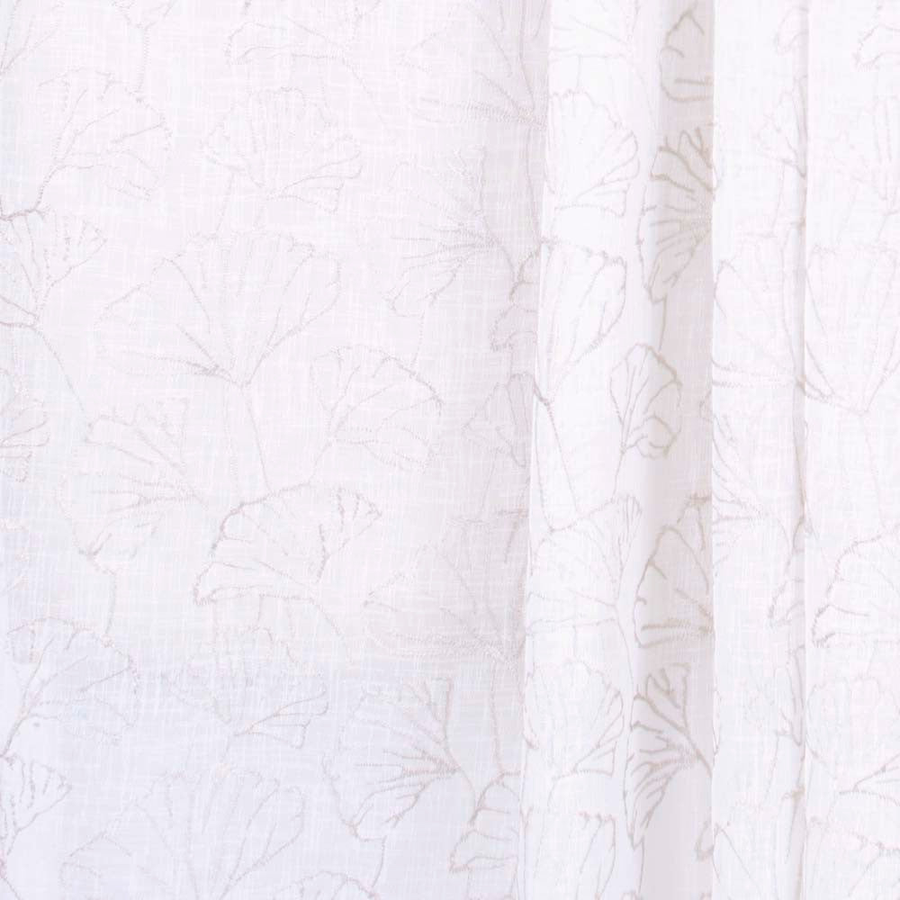 Island Culture Cream by Carole Fabric Sheer Intrigue 100% Polyester India N/A Horizontal: 11.375 and Vertical: 11.375 51 - Fabric Carolina -
