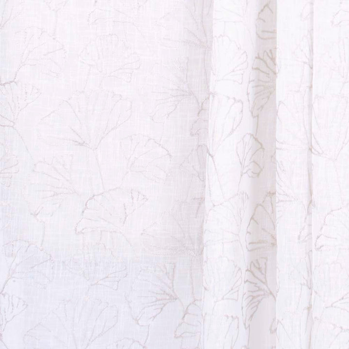 Island Culture Cream by Carole Fabric Sheer Intrigue 100% Polyester India N/A Horizontal: 11.375 and Vertical: 11.375 51 - Fabric Carolina -