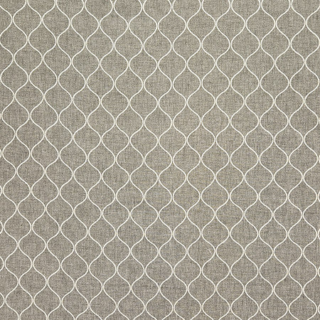 Cup Of Tea Graphite by Carole Fabric In The Details 78% Polyester, 14% Cotton, 8% Linen India N/A 3" V, 2 1/4" H 54"  - Fabric Carolina -