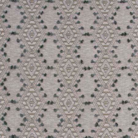 World Travels Storm by Carole Designer Fabric Ash Oak 71% Polyester, 29% Cotton India 25,000 Wyzenbeek Double Rubs Horizontal: 6 1/2" and Vertical: 6 1/4" V 52" - Swanky Fabrics -