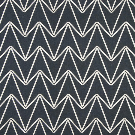 Zinnia Indigo by Carole Fabric Making Waves Base: 52% Polyester, 48% Cotton Embr: 100% Cotton N/A 5" V, 5 5/8" H 52" - Fabric Carolina -