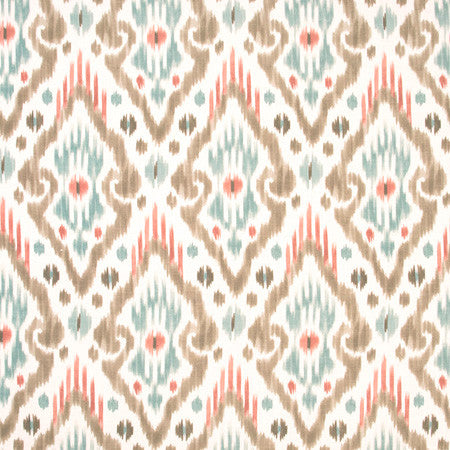 Trade Show Desert by Carole Fabric Geranium 70% Viscose, 30% Linen Spain Passes 30,000 Double Rubs Wyzenbeek </p><p>Repeat: 26 1/2" V, 13 1/2" H 54" - Fabric Carolina -