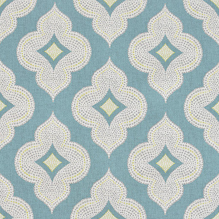 Norden Ridge Verdigris by Carole Designer Fabric Jade 100% Cotton-Soil Repellent Usa 13 1/4" V, 13 1/4" H HD 56.5" - Swanky Fabrics -