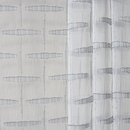 Perfect Weather Mica by Carole Fabric Sheer Philosophy 100% Polyester Turkey  3 3/4" V, 3 1/2" H 118"  - Fabric Carolina -