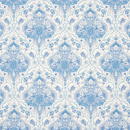 Take Your Place Bluebird by Carole Fabric Bluebird 100% Polyester India Passes 30,000 Double Rubs Wyzenbeek Horizontal: 6 3/4" D and Vertical: 18" V 54" - Fabric Carolina -