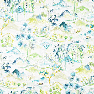 A Day Off Seafoam by Carole Fabric