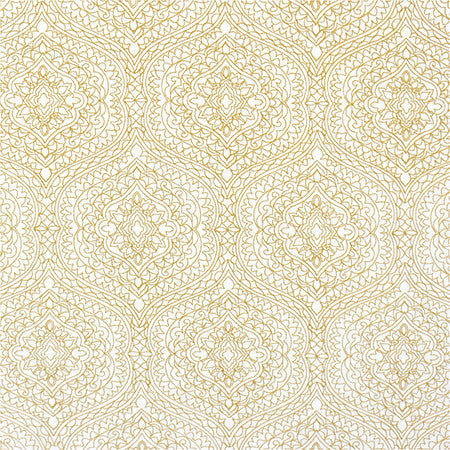 Great Love Wheat by Carole Designer Fabric Moonstone 80% Cotton, 20% Polyester India N/A 12 1/2" V, 8 7/8" H 51.5" - Swanky Fabrics -