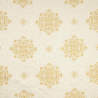 Encapsulated Gold by Carole Fabric Silver Screen 100% Polyester China N/A </p><p>Repeat: 14" V, 14" H 54" - Fabric Carolina -