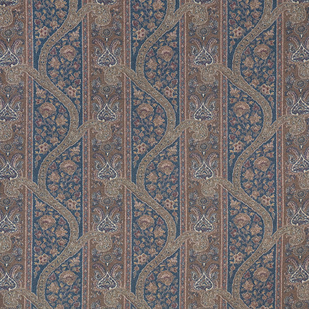 Smile Upon Earthenware by Carole Fabric Well Suited 85% Polyester, 15% Linen 30,000 Wyzenbeek Double Rubs 15 1/4" V, 13 1/2" H 53" - Fabric Carolina -
