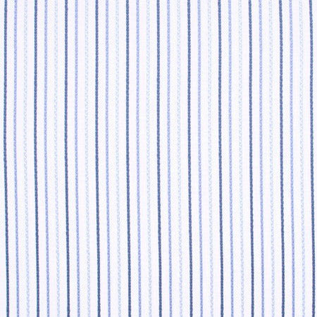 Down The Road Cadet by Carole Fabric Bluebird 73% Cotton, 27% Polyester India Passes 30,000 Double Rubs Wyzenbeek Horizontal: None and Vertical: 2 1/2" H 54" - Fabric Carolina -