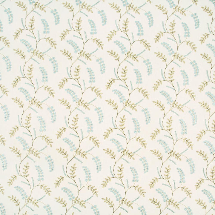 Promises Promises Porcelain by Carole Fabric Mountain Sky 52% Cotton, 48% Polyester India Passes 30,000 Double Rubs Wyzenbeek Horizontal: 8625 and Vertical: 9125 52 - Fabric Carolina -