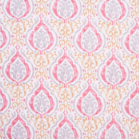 Be Brave Cinnamon by Carole Fabric Azalea 100% Cotton- Soil Repellent China Passes 27,000 Double Rubs Wyzenbeek Horizontal: 13 1/2" D and Vertical: 18" V 56" - Fabric Carolina -