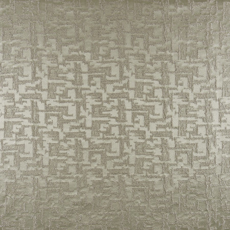 Crossed Paths Celadon by Carole Designer Fabric Marble & Brass 78% Polyester, 22% Cotton India 11 3/8" V, 13 3/8" H 54" - Swanky Fabrics -