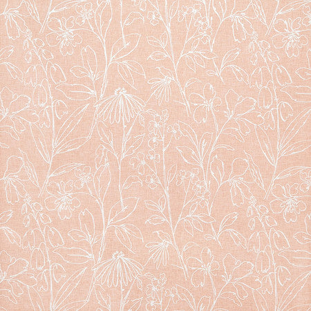 Very Nice Petal by Carole Fabric Oasis Base: 52% Cotton, 48% Polyester Embr: 100% Cotton India  18 7/8" V, 25 5/8" H 51"  - Fabric Carolina -
