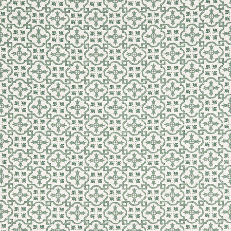 Saint Martin Eucalyptus by Carole Fabric Oasis 100% Cotton USA  4 1/4" V, 2 1/8" H HD 54"  - Fabric Carolina -