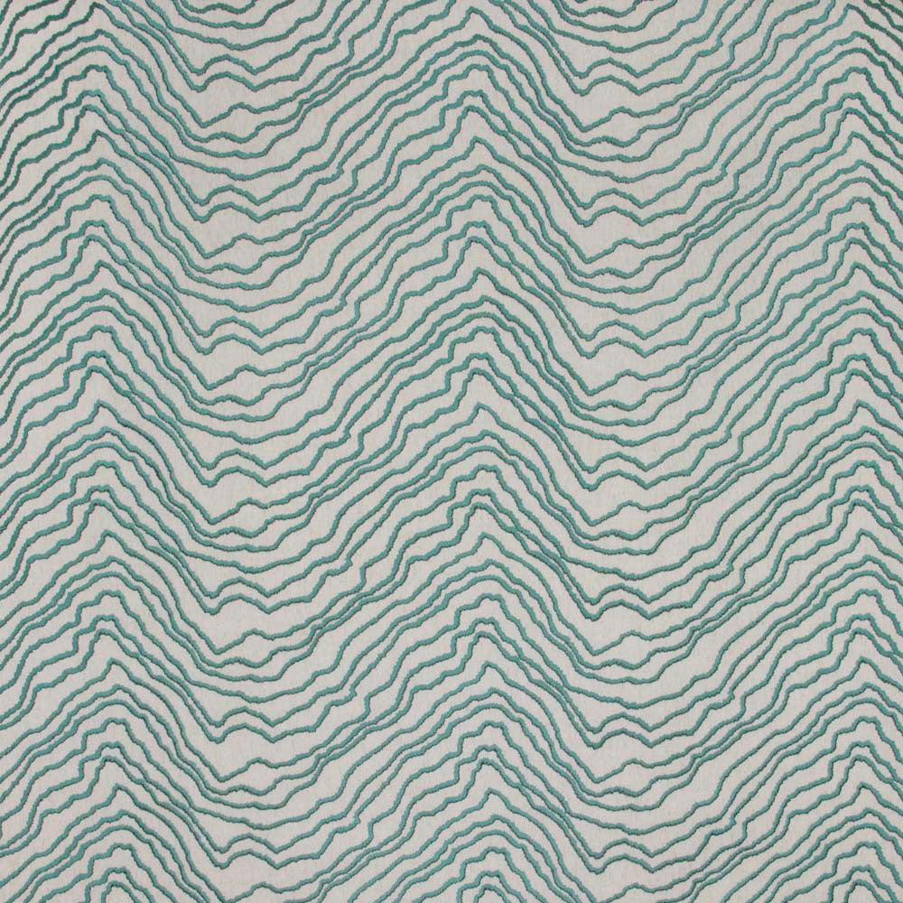 Time Traveller Aqua by Carole Fabric Seamist 79% Polyester, 13% Cotton, 8% Linen India N/A Horizontal: 18 and Vertical: 6 52 - Fabric Carolina -
