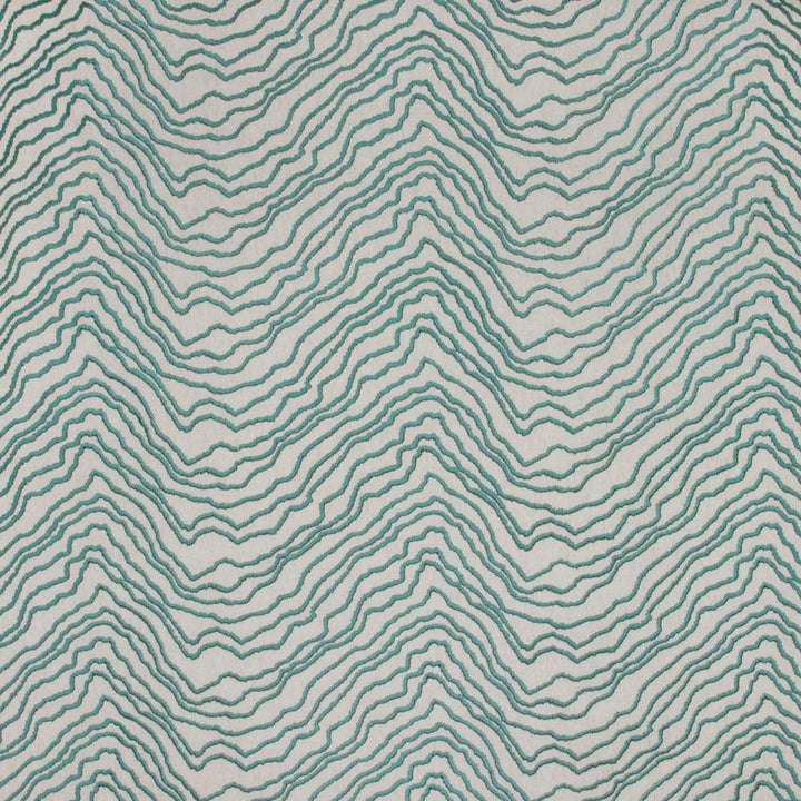 Time Traveller Aqua by Carole Fabric Seamist 79% Polyester, 13% Cotton, 8% Linen India N/A Horizontal: 18 and Vertical: 6 52 - Fabric Carolina -