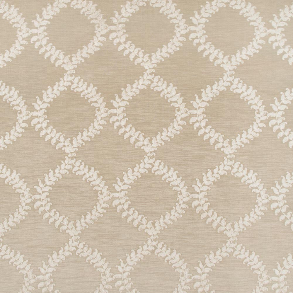 One Morning Latte by Carole Fabric Coconut Cream 67% Polyester, 33% Cotton India Passes 30,000 Double Rubs Wyzenbeek Horizontal: 9 and Vertical: 95 54 - Fabric Carolina -