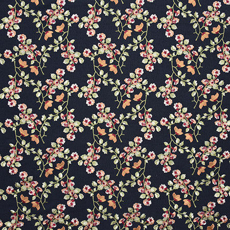 Chance For Us Noir by Carole Fabric Harvest 60% Cotton, 30% Polyester, 10% Linen India N/A 9 1/4" V, 10 5/8" H 51.5"  - Fabric Carolina -